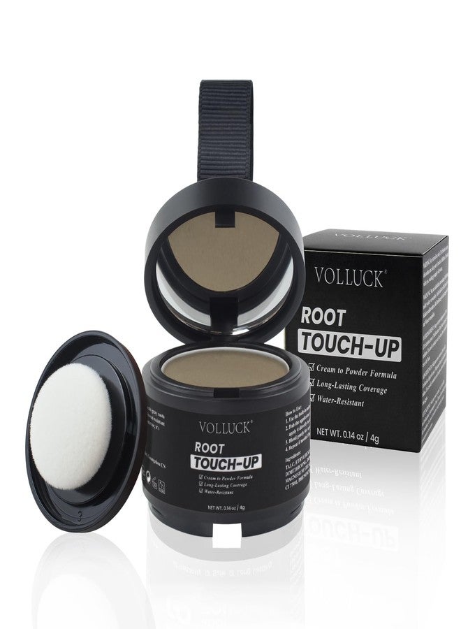 VOLLUCK Hairline Powder Instantly, Root Touch up Powder Hair Color Upgraded, Grey Root Cover up Conceals Hair Loss, Hairline Shadow for Women & Men for Thinning Hair Natural, Sweatproof (Brown) - Image 1